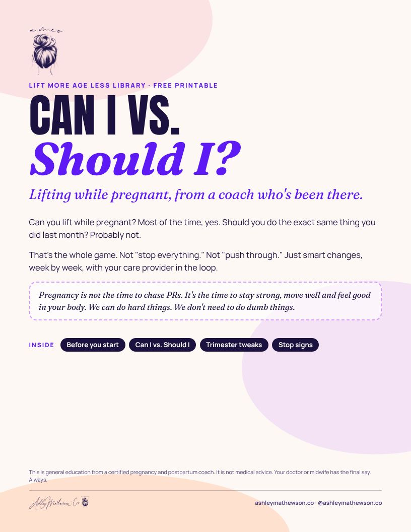 Can I vs Should I printable cover